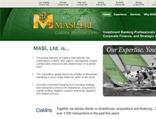 Tablet Screenshot of masiltd.com